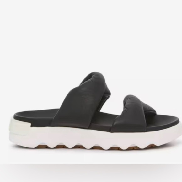 SOREL Viibe Puff Platform Sandal Sz 9.5 - Picture 3 of 6